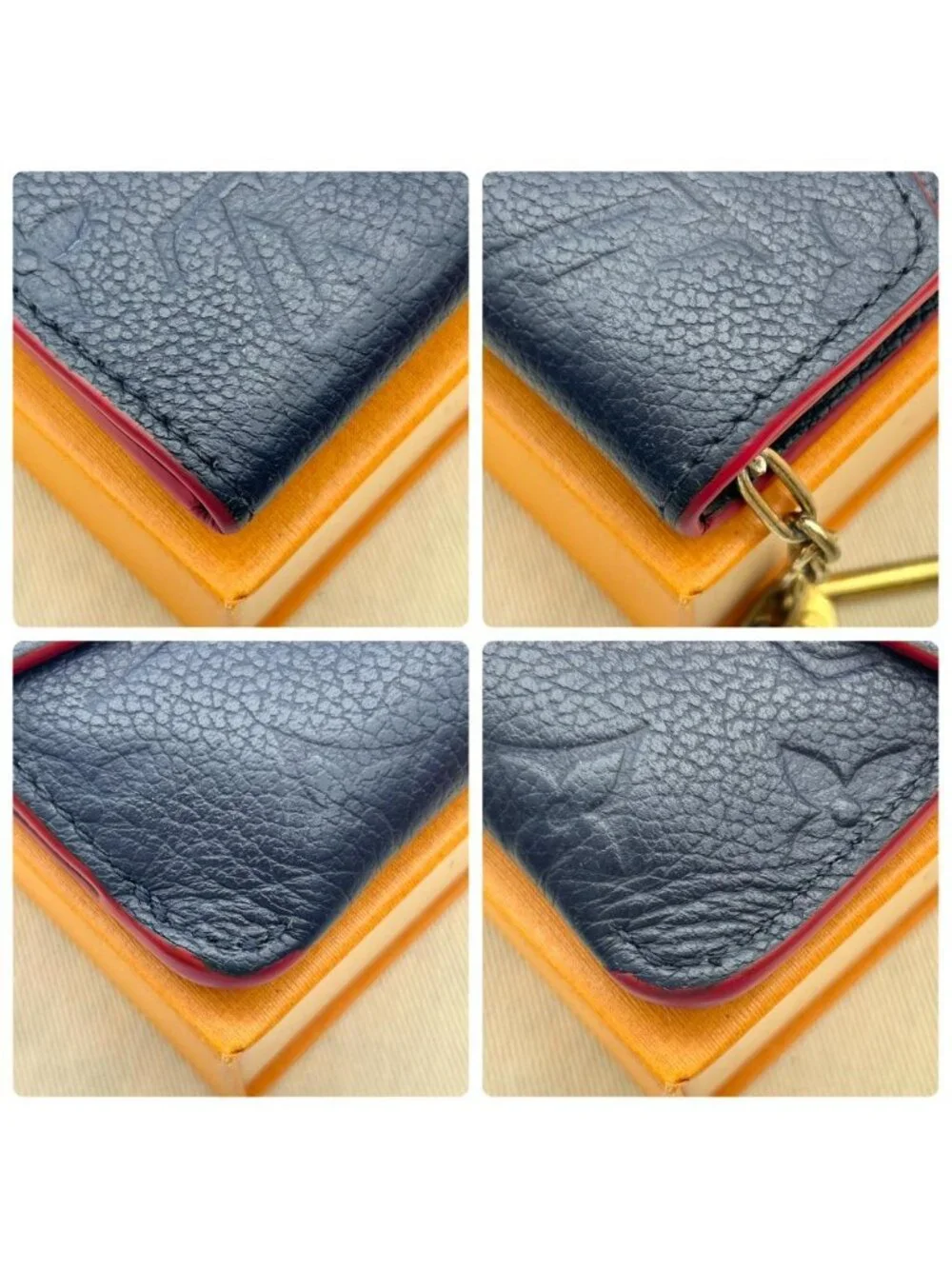 Louis Vuitton Empreinte Pochette Cles Marine Coin Purse